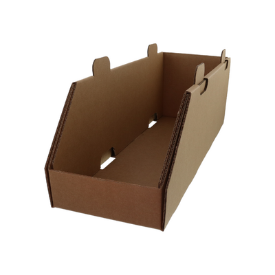 SUPER Strong 1EB Stackable Pick Bin Box & Part Box 29321 - Kraft Brown 