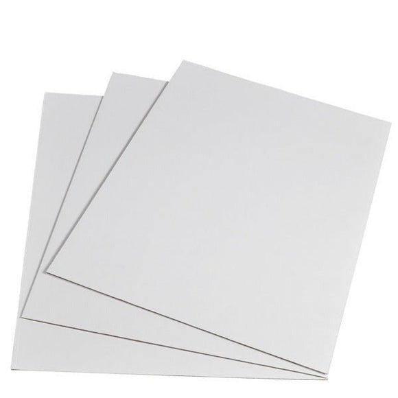 SAMPLE A3 Cardboard Sheet (297mm x 420mm x 1.5mm) - Kraft White - ACP