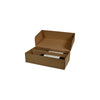 SAMPLE - E Flute - One Piece Double Wine Gift Box 23406 - Kraft Brown (insert sold separately - 700-23407) - ACP