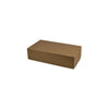SAMPLE - E Flute - One Piece Double Wine Gift Box 23406 - Kraft Brown (insert sold separately - 700-23407) - ACP