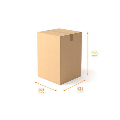 RSC STD REMOVAL - Shipping Carton (Tape Bottom/Tape Top) - 1C Kraft Brown Board (P/N275521) 