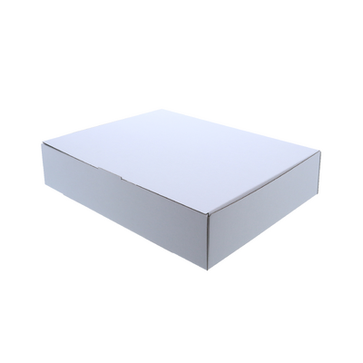 12 Donut & Cake One Piece Cardboard Box 16872 - Kraft White 