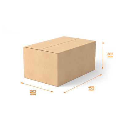 RSC CODE 4 - Shipping Carton (Tape Bottom/Tape Top) - 1C Board