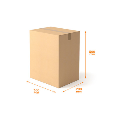 RSC TALL CLOSURE - Shipping Carton (Tape Bottom/Tape Top) - 1C Board