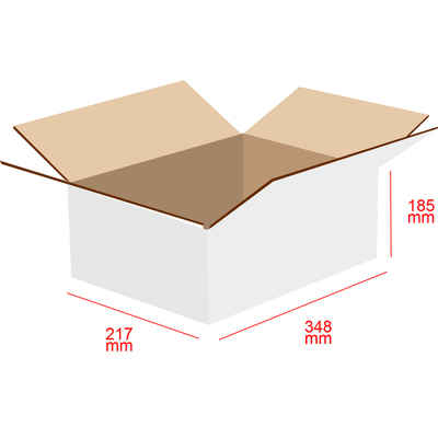 RSC Shipping Carton 24434 (P/N274910) - Kraft White