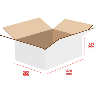 RSC Shipping Carton 24436 (P/N274922) - Kraft White