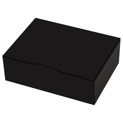 One Piece Postage & Gift Box 28722 - Kraft Black  [Value Buy]