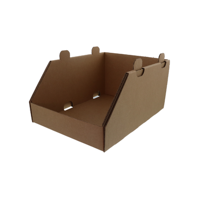 SUPER Strong 1EB Stackable Pick Bin Box & Part Box 29320 - Kraft Brown 