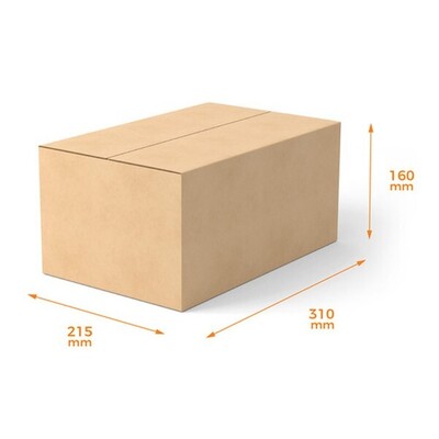 RSC Shipping Carton A4P160 - Kraft Brown (Value Buy)