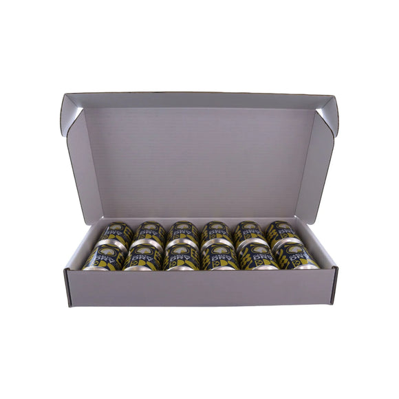 12 Pack 330ml Beer Can Mailing & Postage Box (Laydown)