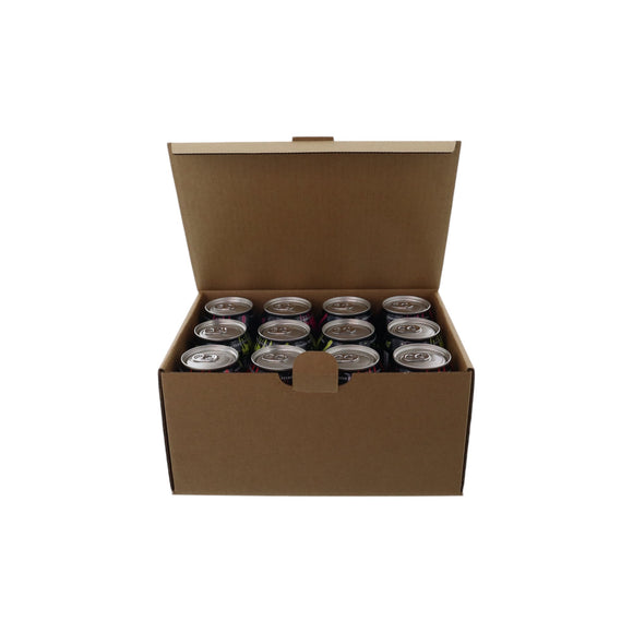 12 Pack 375ml Beer Can Mailing & Postage Box (Upright)