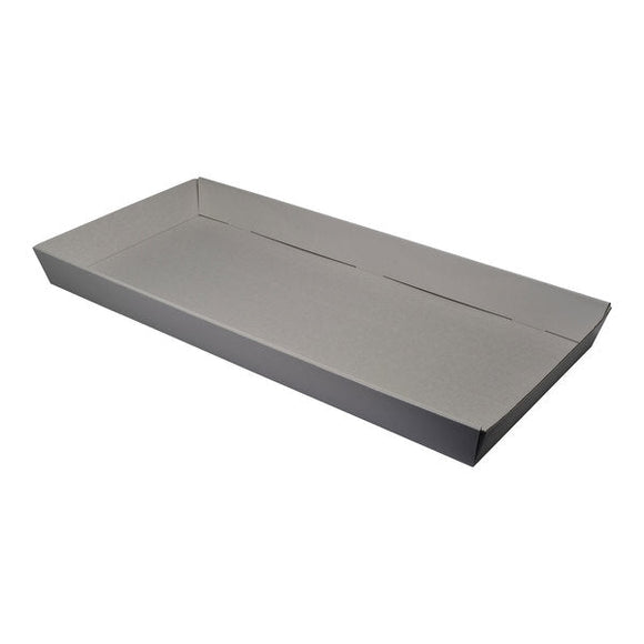 50mm High Large Rectangle Catering Tray - with optional clear lid (Lid purchased separately) - ACP