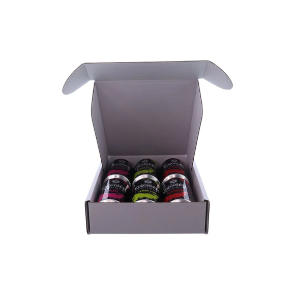 6 Pack 375ml Beer Can Mailing & Postage Box (Laydown)