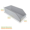 Pick Bin Box & Part Box 17972 (One Piece Self Locking Cardboard Storage Box)