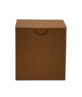 Candle Small 1 Oxford/Cambridge Jar Pack Upright with Insert - Kraft Brown (MTO)