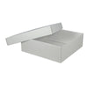 Two Piece 300mm Square Cardboard Gift Box - 100mm High