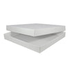 Two Piece 400mm Square Cardboard Gift Box (Base & Lid) 50mm High