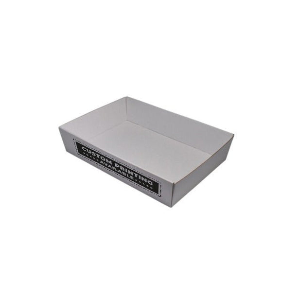 80mm High Medium Rectangle Catering Tray - with optional clear lid (Lid purchased separately) - ACP