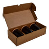 Candle 3 Oxford/Cambridge Jar Pack Small Wood with Insert (MTO) - ACP
