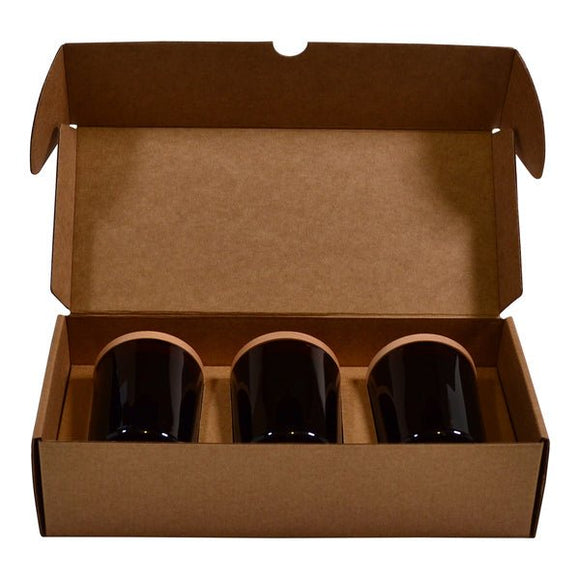 Candle 3 Oxford/Cambridge Jar Pack Small Wood with Insert (MTO) - ACP
