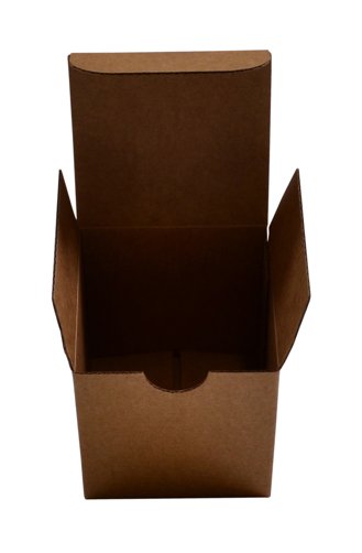 Candle Small 1 Oxford/Cambridge Jar Pack Upright with Insert - Kraft Brown (MTO) - ACP