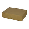SAMPLE - E Flute - Cardboard Cake Box 27729 - Kraft Brown