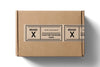 Custom Printed Transparent Plastic Packaging Tape - One Colour with Black Print (Width 48mm x 100 Metres per Roll)