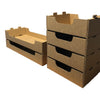 Large Heavy Duty Stackable Cardboard Catering and Storage Tray (One Piece Self Locking) - ACP