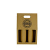One Piece 3 Bottle Gable Top Wine Box with Window 19273 - ACP
