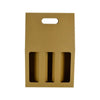 One Piece 3 Bottle Gable Top Wine Box with Window 19273 - ACP