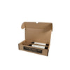 One Piece 310mm One Piece Double Wine Bottle Postage Box - WITH REMOVABLE WINE INSERT - ACP