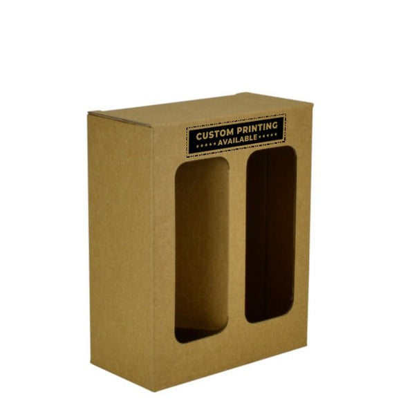 One Piece Two White Wine Glass Gift Box 19285 - ACP