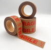 Printed Fragile Kraft Tape - 48mm x 50m