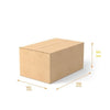 SAMPLE - 6 Bottle Wine [RSC Shipping Carton ] 331mm High - Kraft Brown - INSERTS SOLD SEPARATELY [700-24674] - ACP