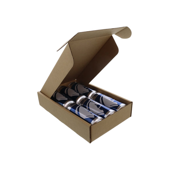 SAMPLE - 6 Pack 500ml Beer Mailing & Postage Box (Laydown)