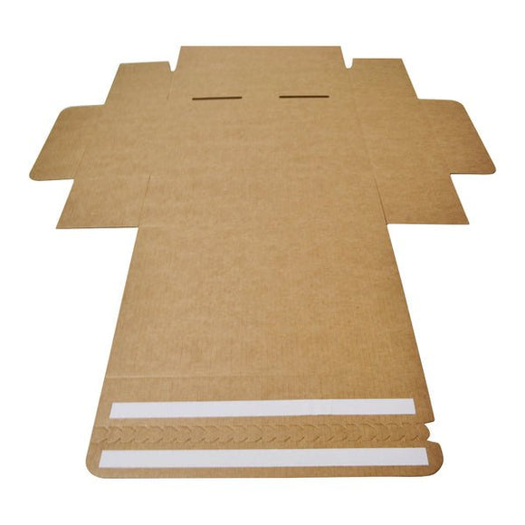 SAMPLE - A5 One Piece Mailer 100mm High with Peal & Seal Double Tape - Kraft Brown - ACP