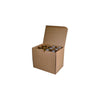 SAMPLE - B FLUTE - 12 Beer Bottle Shipping Box (insert sold separately) - Kraft Brown - ACP