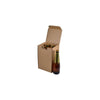 SAMPLE - B Flute - 4 Beer Bottle Shipping Box (insert sold separately 700-24812) - Kraft Brown - ACP