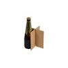 SAMPLE - B Flute - 4 Beer Bottle Shipping Box (insert sold separately 700-24812) - Kraft Brown - ACP