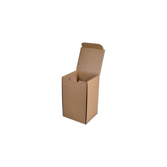 SAMPLE - B Flute - 4 Beer Bottle Shipping Box (insert sold separately 700-24812) - Kraft Brown - ACP