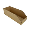 SAMPLE - B Flute - Pick Bin Box & Part Box 17971 (One Piece Self Locking Cardboard Storage Box) - Kraft Brown - ACP