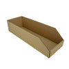 SAMPLE - B Flute - Pick Bin Box & Part Box 17976 (One Piece Self Locking Cardboard Storage Box) - Kraft Brown - ACP