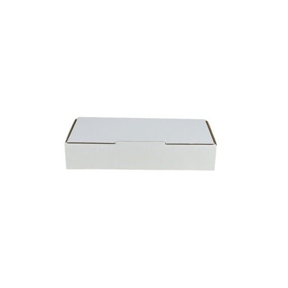 Sample Post Boxes SAMPLE - B Flute - Small Post Box for 500gram Post Satchel - Kraft Whi ...