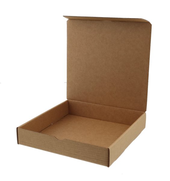 SAMPLE - Cardboard Small Multi Square Cookie Box - Kraft Brown ...