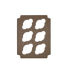 SAMPLE - E flute - 6 Cupcake Box Mailer Insert 28858 - Box Sold Separately (Please see 700-28856) - Kraft Brown - ACP