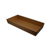 SAMPLE - E Flute - 80mm High Large Rectangle Catering Tray - Kraft Brown (lid sold separately) - ACP
