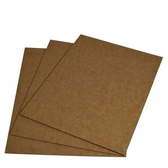 SAMPLE - E flute - A1 Cardboard Sheet (594mm x 841mm x 1.5mm) - Kraft Brown - ACP