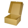 SAMPLE - E Flute - Cardboard Cake Box 10 x 10 x 6 inches - Kraft Brown - ACP