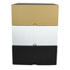 SAMPLE - E Flute - Cardboard Cake Box 10 x 10 x 6 inches - Kraft Brown - ACP