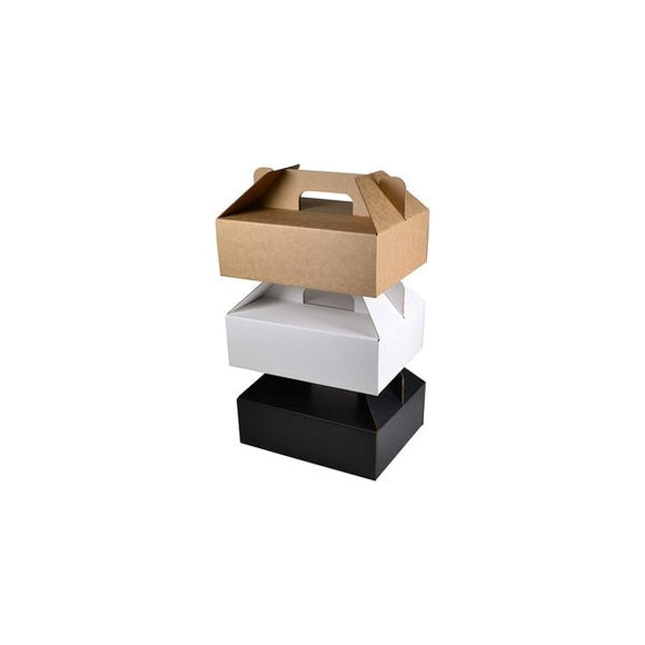 SAMPLE - E Flute - Large Food Delivery Box 24685 - Kraft Brown - ACP